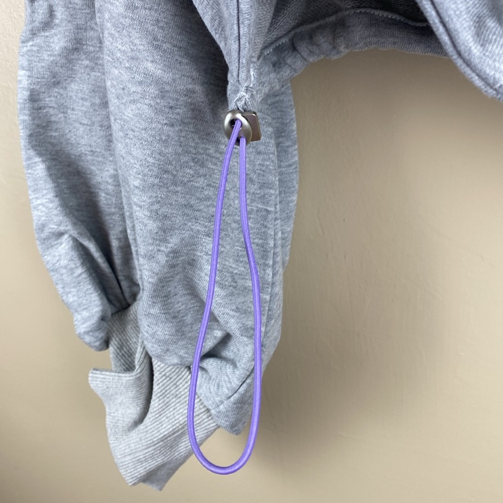 ๐จHOT DEAL!!๐จHDM Haus De Milano Pretty Gal Corset Hoodie | Heather Grey | Large - Picture 9 of 12
